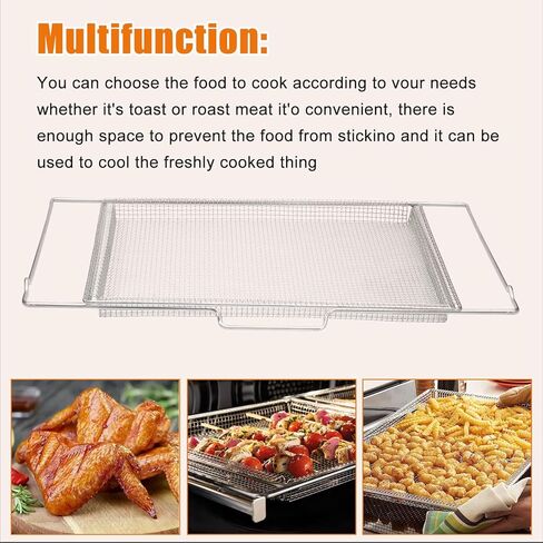 سلة قلي الهواء، صينية فرن مقلاة هوائية مقاس 24 بوصة، رفوف سلة القلي المتوافقة مع الفرن CGEH/FGEH/FGGH in Kuwait