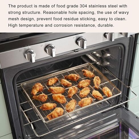 سلة قلي الهواء، صينية فرن مقلاة هوائية مقاس 24 بوصة، رفوف سلة القلي المتوافقة مع الفرن CGEH/FGEH/FGGH in Kuwait