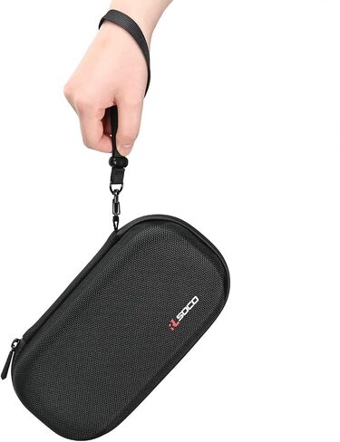 RLSOCO Hard EpiPen Carry Case - Insulated-Medication Waterproof Bag for Allergy and Asthma-Holds 2 EpiPens, Asthma Inhaler, Anti-Histamine, Auvi-Q Medical Accessories(Case Only)(Black) in Saudi Arabia