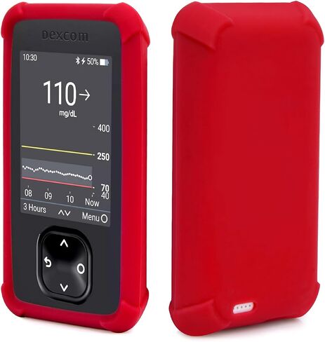 YOUSHARES Silicone Case for Dex com G7 Receiver, Anti Slip Soft Protective Cover Suitable for G7 Device (Black) in Saudi Arabia