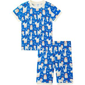 Bamboo-derived Viscose Boys' Pajama Sets Baby and Toddler Short Sleeve 2 Pcs Boys' Sleepwear in Kuwait