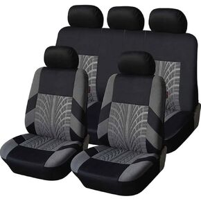 Car Seat Covers for Ford Ranger 2020 2021 2022 2023 2024 2025, Breathable Full Set Comfort Seat Protectors Non-Slip Front Rear Seat Cushion Accessories,A-Grey in Saudi Arabia