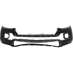 Go-Parts - غطاء المصد الأمامي لسيارة Toyota Tacoma 2016-2023، جاهز (جاهز للطلاء)، بدون فتحات مصابيح الضباب، استبدال 2017 2018 2019 2020 in Kuwait