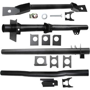 4PCS Front and Rear Fuel Tank Support Crossmember, Rear Upper Shock Mount Crossmember, Rear Spare Tire Support Crossmember Kit for 1999-2006 Chevy Silverado GMC Sierra 1500 2500 in Kuwait
