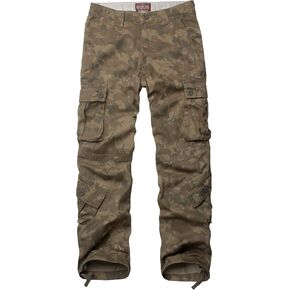 Match Men's Military Camouflage Wild Cargo Pants (36,Dark Forest camo) in Kuwait