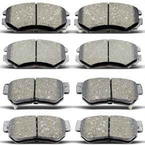 D813 D1125 Front Rear Ceramic Brake Pads Set Fit For 2006 2007 2008 2009 Hyundai Azera, For 2006 2007 2008 Hyundai Sonata in Kuwait