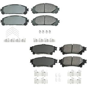 Akebono ProACT Front and Rear Ceramic Brake Pad Kit For RX450h Highlander Sienna in Kuwait