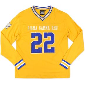 Big Boy Sigma Gamma Rho Divine 9 S1 Long Sleeve Jersey [Long Sleeve - Gold] - ID#75475-75-208-0-7 in Kuwait
