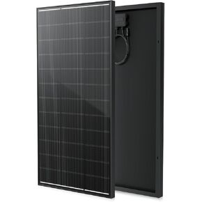 300 Watt Solar Panel, Upgraded 18BB Solar Cells 24.6% High Efficiency Monocrystalline 12V/24V PV Module for Home Rooftop RV Camper Marine Boat Off Grid System All Black (1pack) in Kuwait