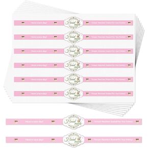 300 PCS Food Retail Packing Seal Sticker Labels 9x1 Inch Tamper Proof Safe Secure White Vinyl Label for Handmade Baking Goods Cookie Cake Craft Gift Box in Kuwait