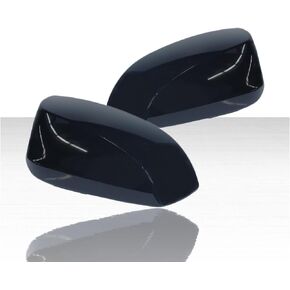 Upgrade Your Auto Set of 4 Clip-On Mirror Covers w/o Turn Signal for Toyota Sienna 2022-2025 - Gloss Black in Kuwait