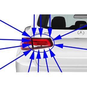 MERCEDES-BENZ GLC-CLASS LEFT INNER TAILLIGHT REAR LAMP NEW GLC300 GENUINE OEM in Kuwait