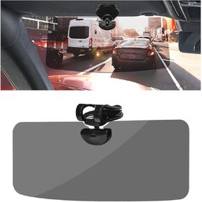 Sun Visor Extender for Car, Polarized Car Visor Sun Blocker with UV-Protection PC Sunshade Len, Universal Adjustable Anti-Glare Vehicle Sun Visor Extension Sunshade for Safe Driving in Kuwait