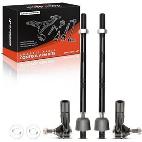 A-Premium Set of 4, Front Inner & Outer Tie Rod End Kit, Compatible with Volkswagen & Audi Models - Jetta, Passat, Tiguan, Golf SportWagen, CC, Eos, GTI, Rabbit, A3 Q3 Quattro, S3, A3 Sportback e-tron in Kuwait
