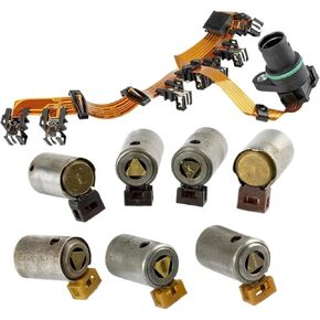 01M Transmission Solenoids Internal Harness Compatible For VW Golf Passat For Audi 80/90 A6 A4 Cabriolet 097927365D 097 927(Solenoids W Harness) in Kuwait