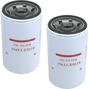 2-PACK 15613-E0110 Lube Oil Filter Replaces 15613E0110, 57080, BD7325, LF16110, P551441 Compatible with Hino (2005-2020) 195, 258, 268, 338 TRUCKS For J08E & J05E Engine in Kuwait