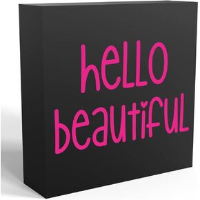 Pink Bathroom Decor, Funny Bathroom Decor, Pink Dorm Room Decor for Teen Girls, Clean Girl Room Decor, Girly Preppy Wooden Box Decor Sign for Home Farmhouse Office Living Room Shelf Tiered (black) in Saudi Arabia