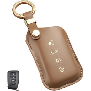 Key Fob Cover for Lexus ES IS GS NX RX RC GX LX 570 200 250 300 350 h F Sport Soft Leather Key Cover 4 Buttons in Saudi Arabia