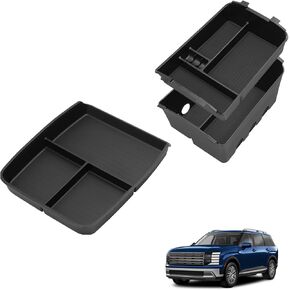 smabee for Hyundai Palisade 2026 2PCS Armrest Storage Tray + Lower Center Console Organizer Tray Accessories in Kuwait