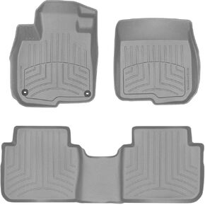 WeatherTech FloorLiner HP Custom Fit Floor Mats for Subaru Impreza, WRX, Crosstrek - 1st & 2nd Row (44439-1-2IM), Black in Saudi Arabia