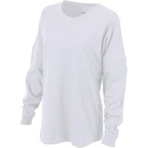 boxercraft Pom Pom Jersey Longsleeve Pullover for Women, White M in Kuwait