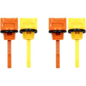 Engine Oil Dipstick, M20*2pcs+M18*2pcs, 4 Pcs Oil Filler Cap Assembly Compatible with Predator 196cc 212cc 208cc 224cc Champion Firman 6.5hp 7hp 7.5hp in Kuwait
