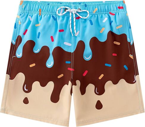Aueyan Boys Swim Trunks Funny Bathing Suit,Big Boy Graphic Swimwear Size 7-16 in Kuwait