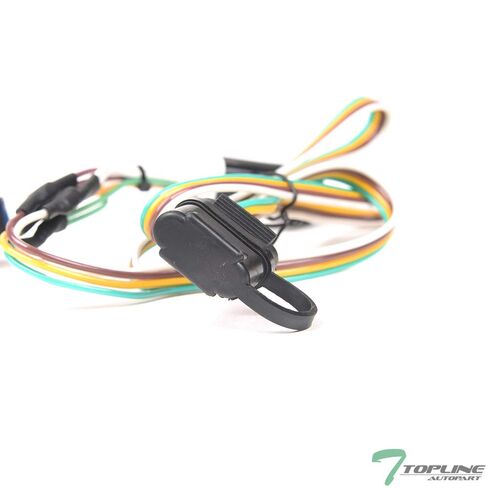 7422454471466 Compatible with 1986-1992 Ford Ranger Trailer Hitch 4 Way Flat Wiring Harness T-Connector in Kuwait