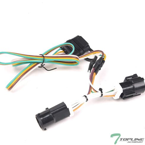 7422454471466 Compatible with 1986-1992 Ford Ranger Trailer Hitch 4 Way Flat Wiring Harness T-Connector in Kuwait