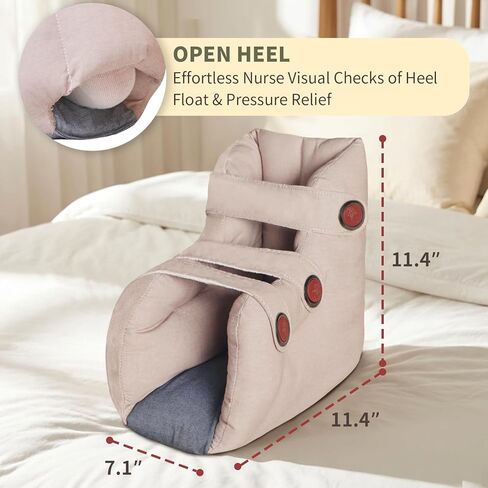 Dial-Lace Heel Protector Remove Pressure and Bedsores,Heel Protectors for Pressure Sores for Heal Protection in Kuwait