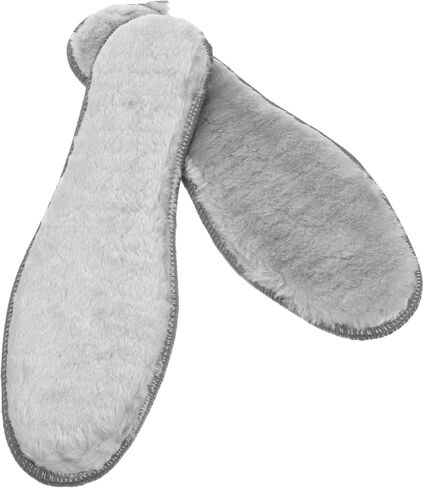 4 Pairs Thick Plush Winter Insoles for Women Cushioned Thermal Shoe Inserts with Non-Slip Base Ergonomic Warm Boot Liners for Comfort and Insulation in Kuwait