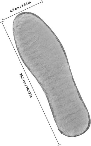 4 Pairs Thick Plush Winter Insoles for Women Cushioned Thermal Shoe Inserts with Non-Slip Base Ergonomic Warm Boot Liners for Comfort and Insulation in Kuwait