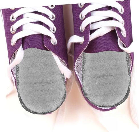 4 Pairs Thick Plush Winter Insoles for Women Cushioned Thermal Shoe Inserts with Non-Slip Base Ergonomic Warm Boot Liners for Comfort and Insulation in Kuwait