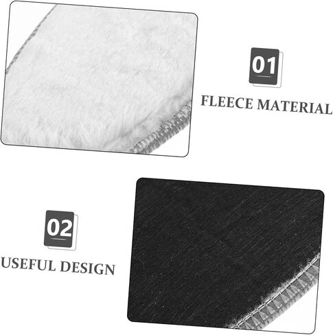 4 Pairs Thick Plush Winter Insoles for Women Cushioned Thermal Shoe Inserts with Non-Slip Base Ergonomic Warm Boot Liners for Comfort and Insulation in Kuwait