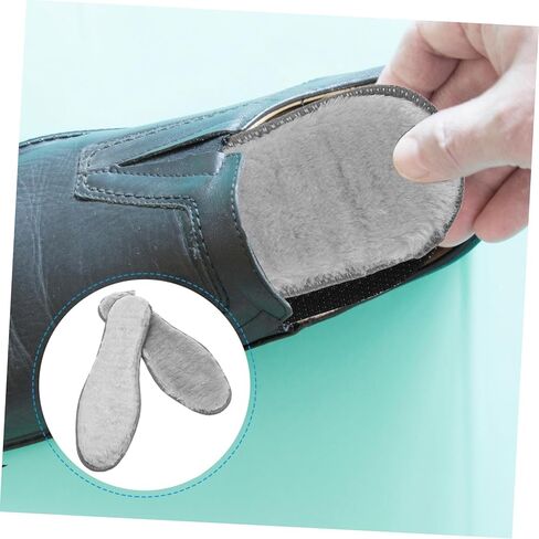 4 Pairs Thick Plush Winter Insoles for Women Cushioned Thermal Shoe Inserts with Non-Slip Base Ergonomic Warm Boot Liners for Comfort and Insulation in Kuwait