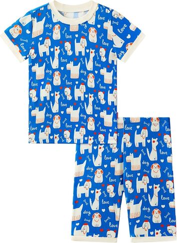 Bamboo-derived Viscose Boys' Pajama Sets Baby and Toddler Short Sleeve 2 Pcs Boys' Sleepwear in Kuwait