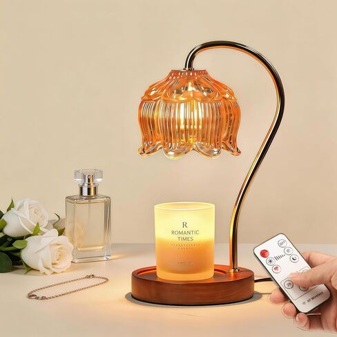 Candle Warmer Lamp,New Home Decor,Birthday Gifts for Women Mom, House Warming Gifts New Home Decor,Electric Candle Warmer with Timer & Dimmer,Wax Melt Warmer for Jar Candles with 2 Bulbs in Saudi Arabia