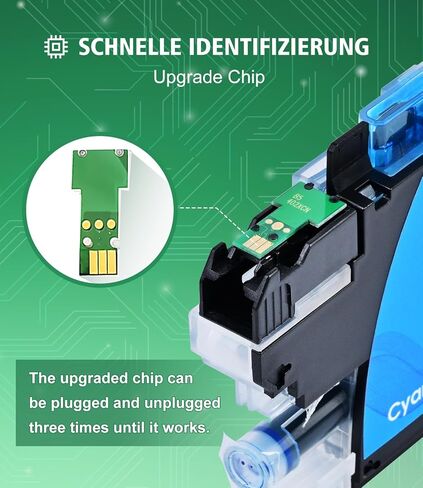 Kingjet LC402XL LC402 Ink Cartridges 4 Pack Replacement for Brother LC402XL Ink Cartridges Compatible with Brother Printer MFC-J6540DW MFC-J5340DW MFC-J6540 MFC-J6740DW MFC-J6940DW J5340 J6540, BKCMY in Kuwait