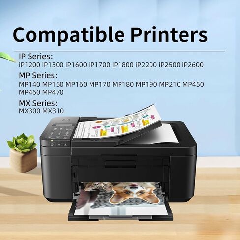 استبدال خرطوشة الحبر المتوافقة 40XL 41XL لحبر Canon 40 41 كومبو لـ IP2600/1800/1700/1600، MX310/300، MP470/460/450/210/170/160/150/140/180/190، JX200/210P(1أسود، 1 ثلاثي الألوان) in Kuwait