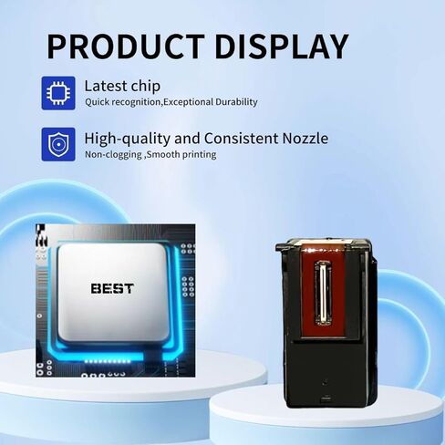 استبدال خرطوشة الحبر المتوافقة 40XL 41XL لحبر Canon 40 41 كومبو لـ IP2600/1800/1700/1600، MX310/300، MP470/460/450/210/170/160/150/140/180/190، JX200/210P(1أسود، 1 ثلاثي الألوان) in Kuwait