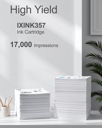 استبدال خرطوشة الحبر IXINK357 لأنظمة البريد Quadient Neopost iX-3، iX-5، iX-7، iX-7PRO، أحمر فلوري، معتمد من USPS، ما يصل إلى 17000 نسخة مطبوعة (1PK) in Kuwait