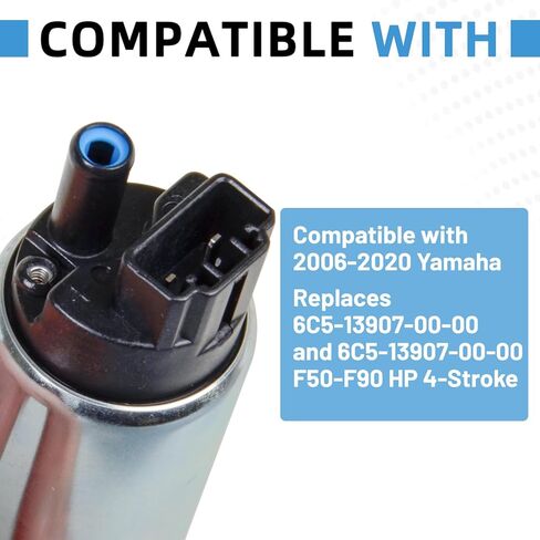 6C5-13907-00-00 Upgraded Fuel Pump Compatible With Yamaha 4-Stroke F50 F60 F70 F75 F80 F90 Outboard 2006-2020 in Kuwait