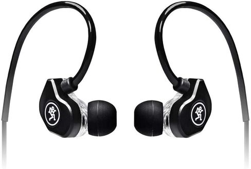 Mackie CR Series, Professional Fit Earphones with Dual-Driver Sound, Black), Mic and Control (CR-BUDS+) in Saudi Arabia