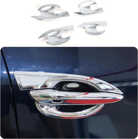 Car Accessories Fit for Mazda CX-30 CX30 2020 2021 2022 2023 2024 2025 Exterior Side Door Handles Bowl Cup Cover Trime (Glossy Black) 4PCS ABS in Saudi Arabia
