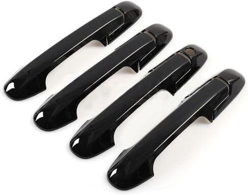 Gloss Black Door Handle Cover Compatible with 2003-2007 Honda Accord Sedan 4 Doors Without Passenger Side Keyhole in Kuwait