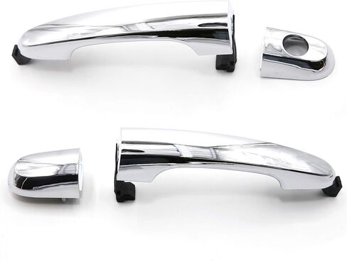 Set of 2 Front Pair Exterior Chrome Door Handle Left Right for Kia Sorento 2011 2015 in Saudi Arabia