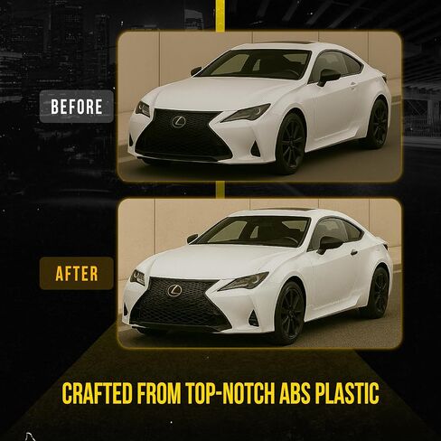 Snap On Chrome Delete Car Door Handle Cover Trim Accessories Compatible 2016-2022 Lexus RX350 | RX450h |No Tools Needed - Easy Installation| in Kuwait