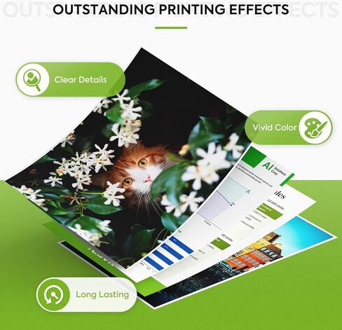 خراطيش حبر 61XL بديلة لخرطوشة الحبر الملونة HP 61 XL HP61 61XL تعمل مع HP Envy 5530 4500 4502 5535 Deskjet 2540 2541 3050 3510 1510 OfficeJet 4630 4632 Printer (ثلاثية الألوان، عبوتان) in Kuwait