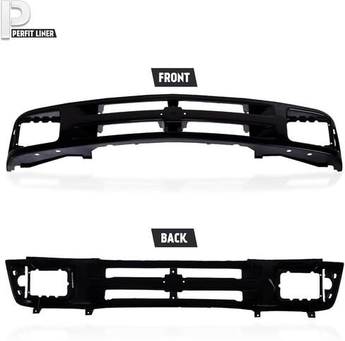 Perfit Liner New Front Primed Black Grille Grill Compatible with 1994-1997 Chevrolet S10 Pickup Truck S10 Blazer Fits Sealed Beam Head Lamp Type GM1200225 12471807 in Kuwait