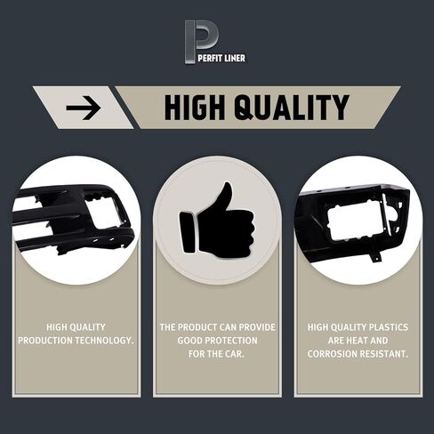 Perfit Liner New Front Primed Black Grille Grill Compatible with 1994-1997 Chevrolet S10 Pickup Truck S10 Blazer Fits Sealed Beam Head Lamp Type GM1200225 12471807 in Kuwait